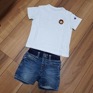 チャンピオン(Champion)の【上下セット】チャンピオン Tシャツ&GAP パンツ(Tシャツ/カットソー)