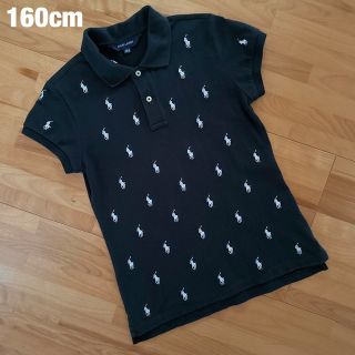 ラルフローレン(Ralph Lauren)のRALPH LAUREN Jr ポロシャツ BLACK 160cm(Tシャツ/カットソー)