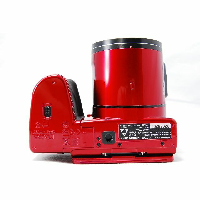 Nikon(ニコン)のNikon COOLPIX B500 レッド 光学40倍ズーム スマホ/家電/カメラのカメラ(コンパクトデジタルカメラ)の商品写真