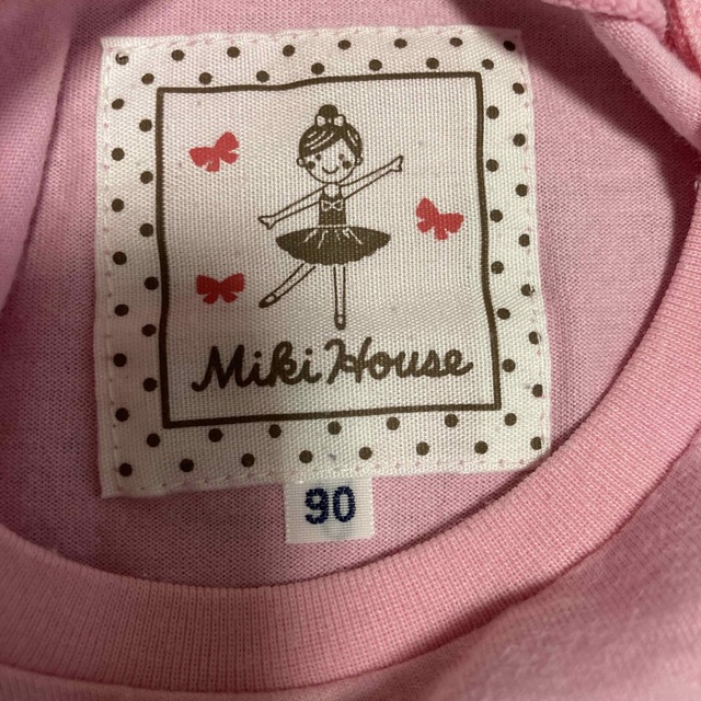 mikihouse(ミキハウス)のMiki house Ｔシャツ　90 キッズ/ベビー/マタニティのキッズ服女の子用(90cm~)(Tシャツ/カットソー)の商品写真