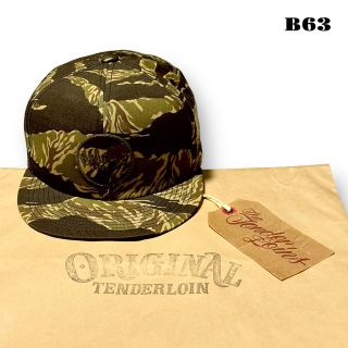 テンダーロイン(TENDERLOIN)の人気品！ TENDERLOIN トラッカー キャップ CAMO カモフラ 迷彩(キャップ)