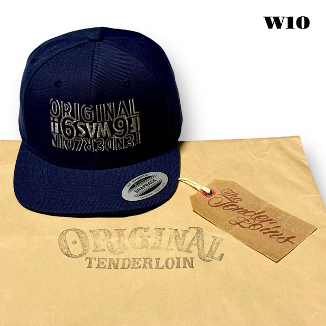 ブランド直営 希少品! TENDERLOIN トラッカーキャップ ネイビー