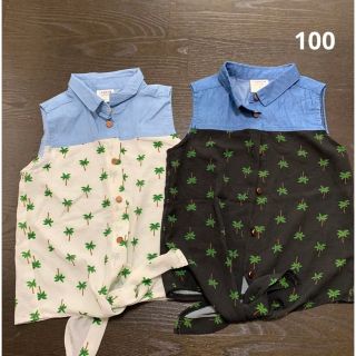 【お値下げ中】キッズ　トップス　100 2枚セット(Tシャツ/カットソー)