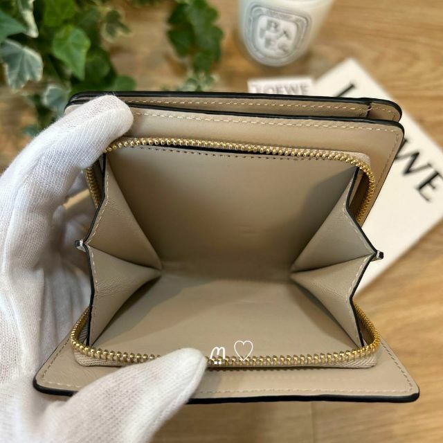 LOEWE ロエベ リピートアナグラム コンパクトジップウォレット 2つ折り