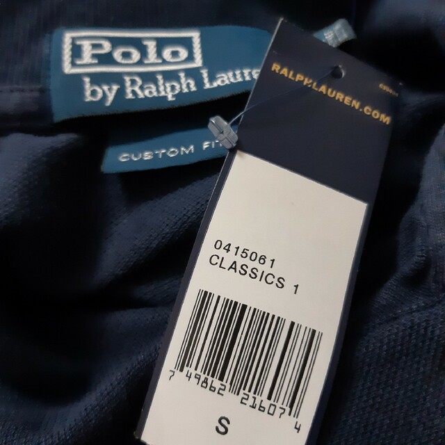 POLO RALPH LAUREN(ポロラルフローレン)のPolo Ralph Lauren ポロシャツ ネイビー S 未使用 タグ付き メンズのトップス(ポロシャツ)の商品写真