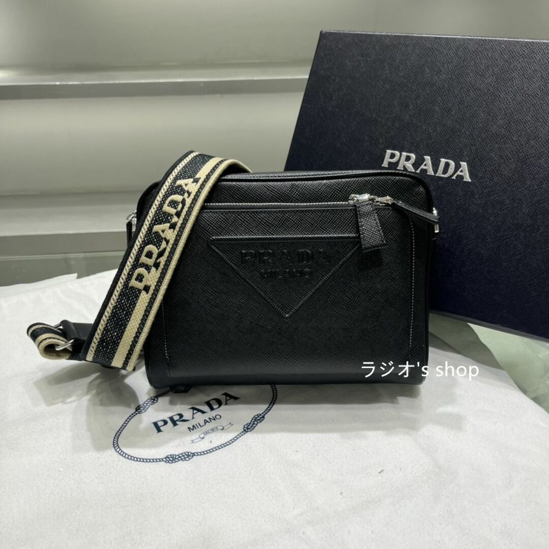 PRADA - PRADA プラダ サフィアーノレザー ショルダーバッグの通販 by