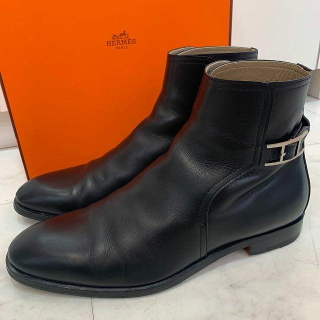 ☆美品☆HERMES ポートランド ショートブーツ メンズ サイズ42 | フリマアプリ ラクマ