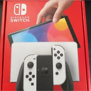 ニンテンドースイッチ(Nintendo Switch)のNintendo Switch（有機ELモデル）  ホワイト未開封(家庭用ゲーム機本体)