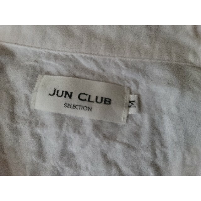 JUNCLUB(ジュンクラブ)の新品未使用　JUNCLUB 白シャツ S-Mサイズ トップス Shirt メンズのトップス(シャツ)の商品写真