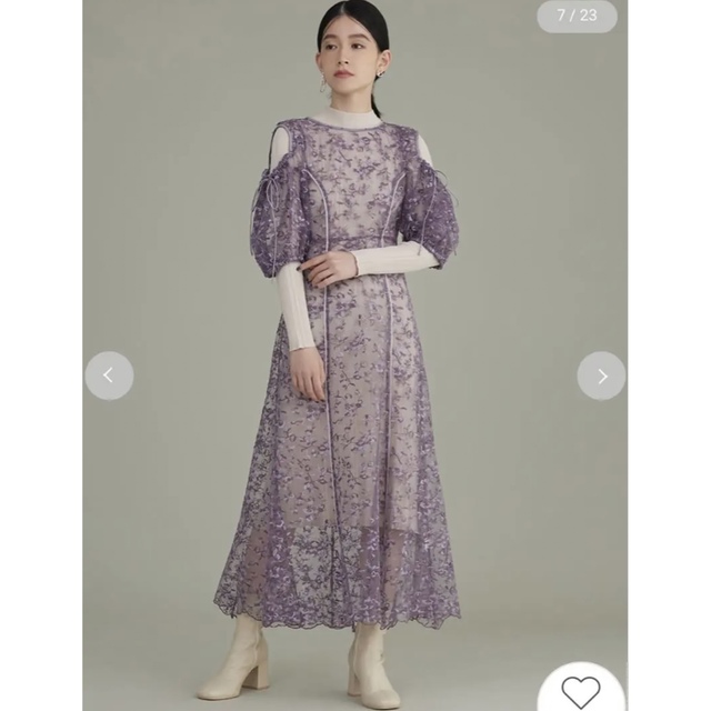 Lily Brown - 【新品未使用品】LILY BROWN エンブロイダリーレイヤード