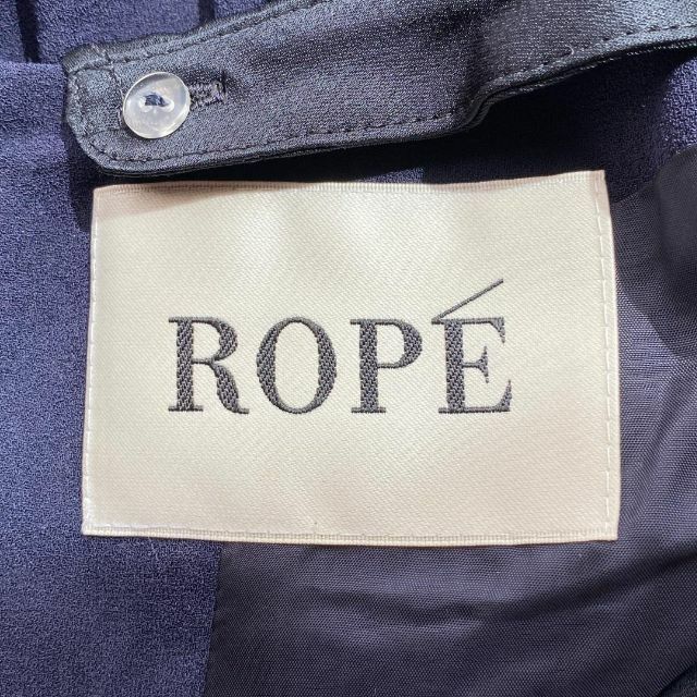 ROPE’(ロペ)のROPE　ロペ　レディース　春　ネイビー　襟　２WAY 　ワンピース レディースのワンピース(ロングワンピース/マキシワンピース)の商品写真