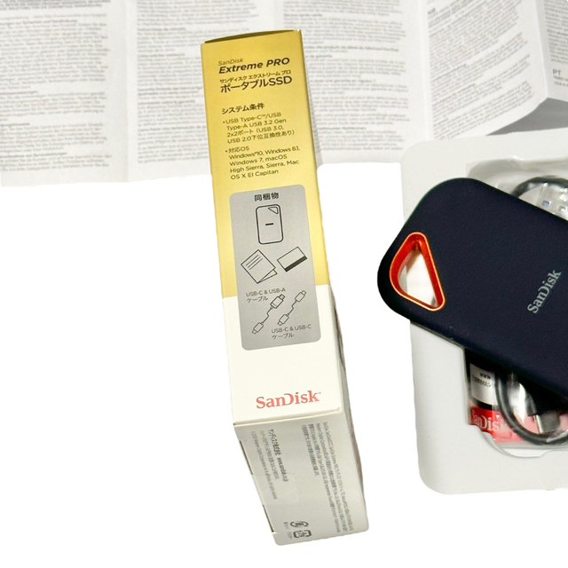 SanDisk - 未使用品! SanDisk サンディスク EXTREMEPRO ポータブルSSD