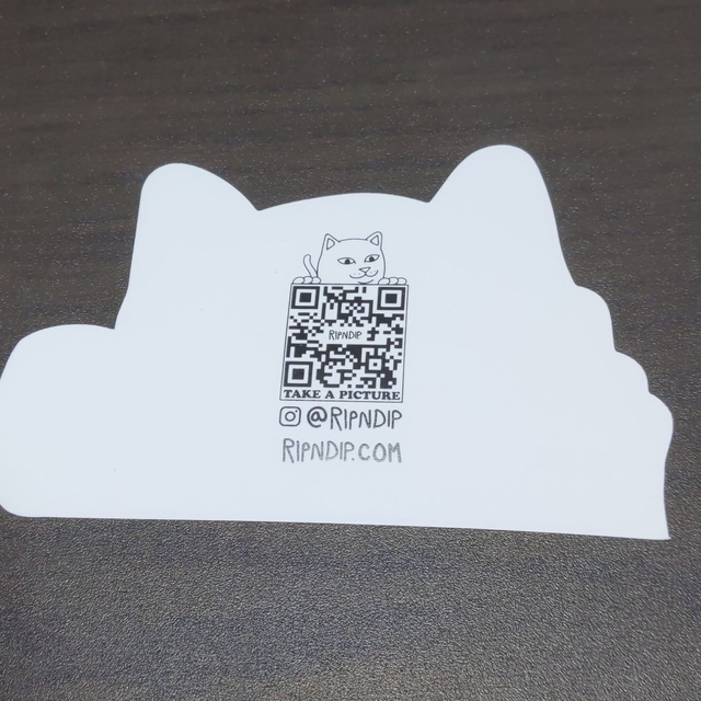 RIPNDIP - (縦7.2cm横11cm)RIPNDEP リップンディップ ステッカーの通販 ...