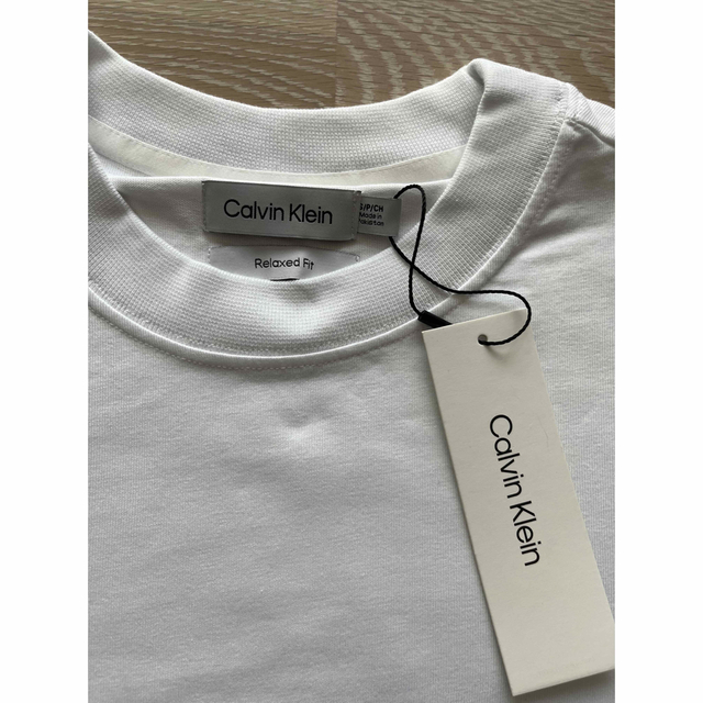 【新品未使用】03  カルバンクライン　Tシャツ　ジョングク　ホワイト　メンズ