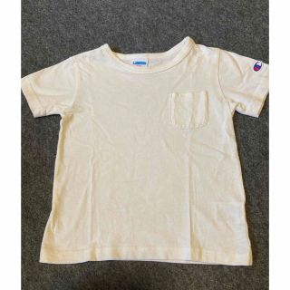 チャンピオン(Champion)の白Tシャツ　サイズ110 チャンピヨン(Tシャツ/カットソー)