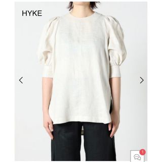 ハイク(HYKE)の【HYKE(ハイク)】 LINEN BALLOON SLEEVE BLOUSE(シャツ/ブラウス(半袖/袖なし))