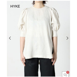 ハイク(HYKE)の【HYKE(ハイク)】 LINEN BALLOON SLEEVE BLOUSE(シャツ/ブラウス(半袖/袖なし))