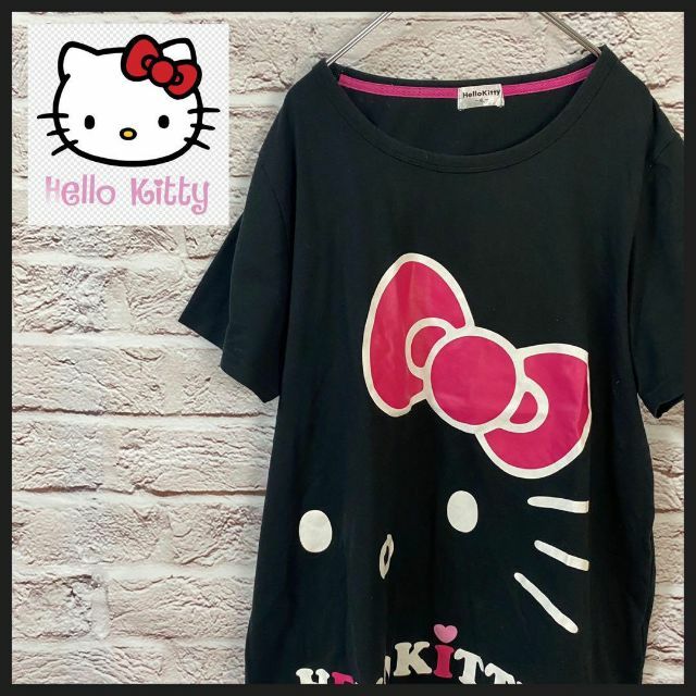 Hello Kitty Tシャツ　ビックシルエット レディース[ 4L ] レディースのトップス(Tシャツ(半袖/袖なし))の商品写真