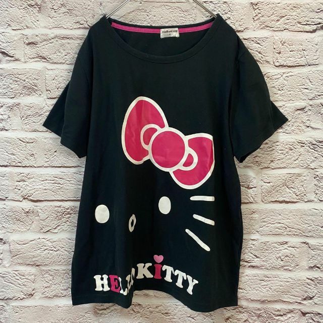 Hello Kitty Tシャツ　ビックシルエット レディース[ 4L ] レディースのトップス(Tシャツ(半袖/袖なし))の商品写真