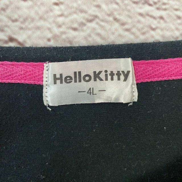 Hello Kitty Tシャツ　ビックシルエット レディース[ 4L ] レディースのトップス(Tシャツ(半袖/袖なし))の商品写真