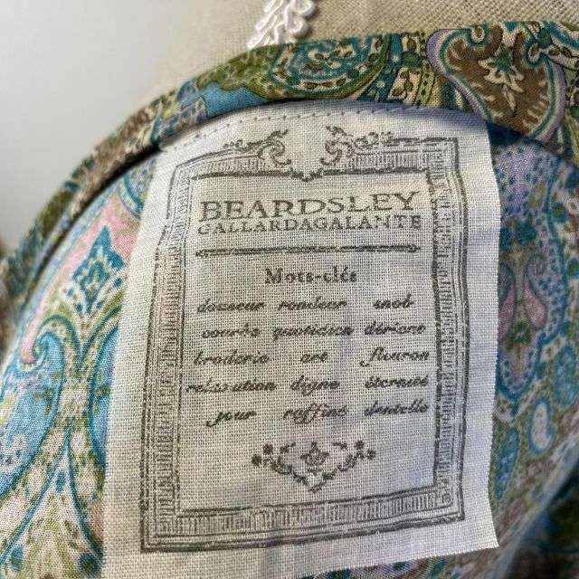 BEARDSLEY 　 レディース　ドレープ　ペイズリー　チュニック　グリーン 9