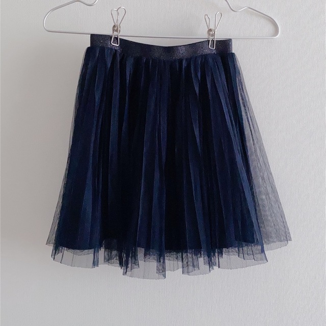 UNIQLO(ユニクロ)のユニクロ　プリーツスカート　チュール キッズ/ベビー/マタニティのキッズ服女の子用(90cm~)(スカート)の商品写真