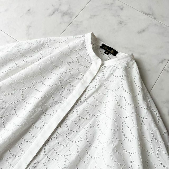 Drawer - 極美品✨ 20SS 定価6.4万 ドゥロワー スリーブリボンレースブラウス