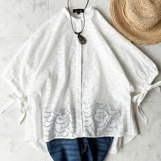 ドゥロワー(Drawer)の極美品✨ 20SS 定価6.4万 ドゥロワー スリーブリボンレースブラウス(シャツ/ブラウス(半袖/袖なし))