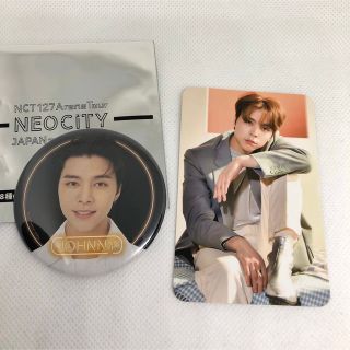 NCT127 JOHNNY トレカ&缶バッジ　(アイドルグッズ)