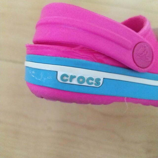 crocs(クロックス)のクロックス☆サンダルC4/5 キッズ/ベビー/マタニティのベビー靴/シューズ(~14cm)(サンダル)の商品写真