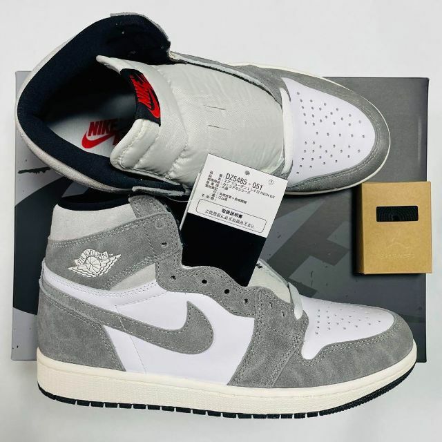 NIKE - NIKE AIR JORDAN 1 HIGH SMOKE GREY 26.5cmの通販 by NIKE - NIKE AIR JORDAN 1 HIGH SMOKE GREY 26.5cmの通販 by