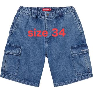 シュプリーム(Supreme)の【34】22ss Cargo Work Short Denim デニムショーツ(ショートパンツ)