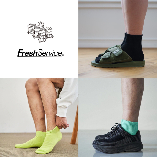 1LDK SELECT(ワンエルディーケーセレクト)の【新品】FreshService ORIGINAL SOCKS【3足】ソックス メンズのレッグウェア(ソックス)の商品写真