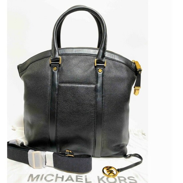 MICHAEL KORS ブラック　黒　A4収納可　トートバッグ