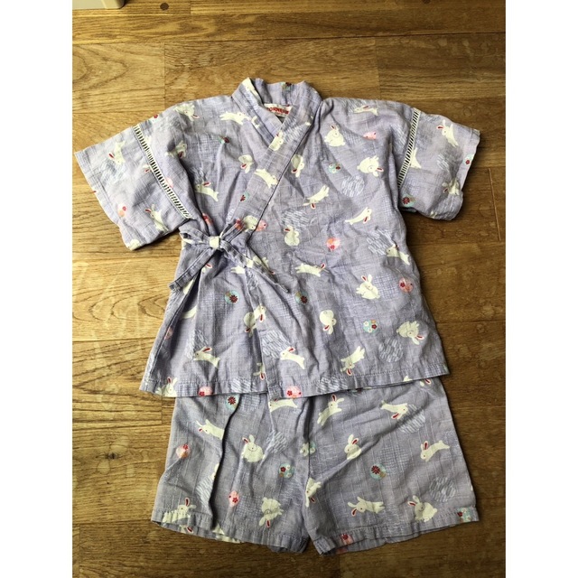 女の子　甚平　90㎝ キッズ/ベビー/マタニティのキッズ服女の子用(90cm~)(甚平/浴衣)の商品写真