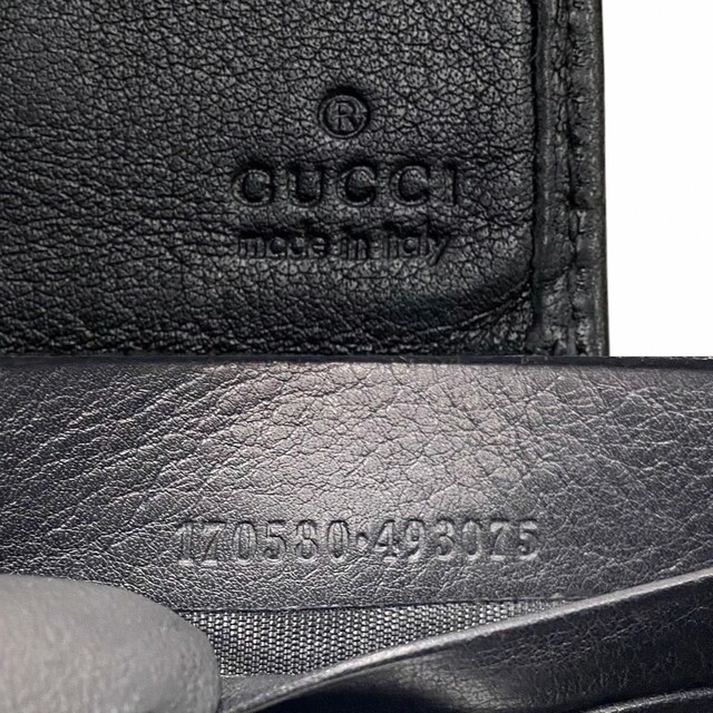 Gucci - 極 美品 希少品 GUCCI グッチ グッチシマ GG 柄 ロゴ レザー