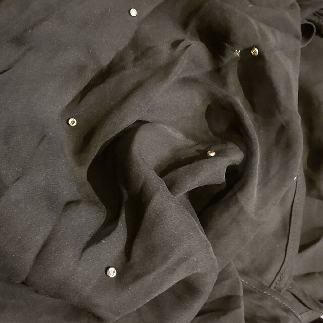 シルクドレス ワンピース 重ね着 シルク レディースのワンピース(ひざ丈ワンピース)の商品写真
