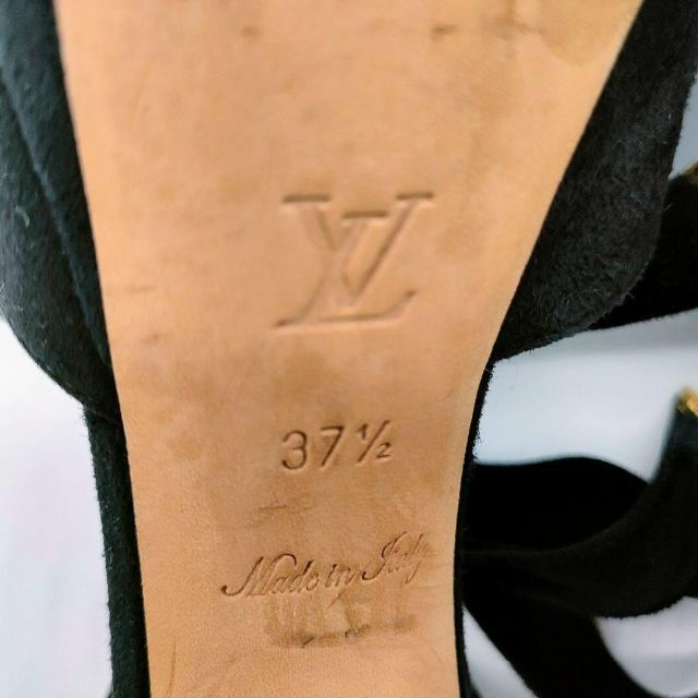 LOUIS VUITTON - 【極美品】ルイヴィトン パール付 ハイヒール リボン