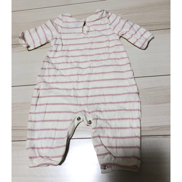 babyGAP(ベビーギャップ)のbaby GAP 長袖ロンパース　50〜60サイズ キッズ/ベビー/マタニティのベビー服(~85cm)(ロンパース)の商品写真