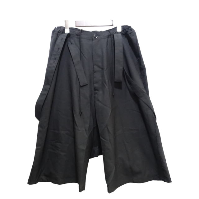 GroundY 20ss T/W ギャバジン サスペンダー クロップドパンツ