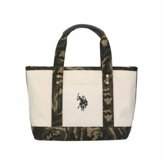 ポロクラブ(Polo Club)のユーエス ポロ アッスン U.S. POLO ASSN. ハンドバッグ CANVAS TOTE US1862 White/Camouflage(ハンドバッグ)