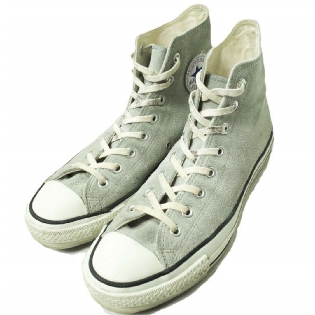 CONVERSE コンバース 日本製 SUEDE ALL STAR J HI スエードオールスタージャパンハイ US8.5(27cm) グレー  MADE IN JAPAN スニーカー シューズ【中古】【CONVERSE】 | フリマアプリ ラクマ