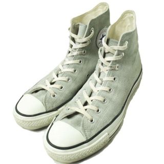 コンバース(CONVERSE)のCONVERSE コンバース 日本製 SUEDE ALL STAR J HI スエードオールスタージャパンハイ US8.5(27cm) グレー MADE IN JAPAN スニーカー シューズ【中古】【CONVERSE】(スニーカー)