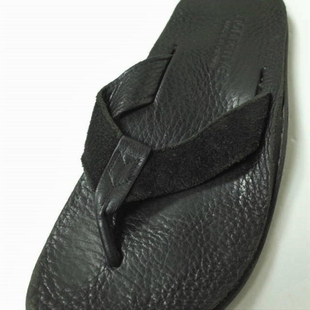 nonnative(ノンネイティブ)のnonnative x ISLAND SLIPPER ノンネイティブ アイランドスリッパ 別注 MARINER SANDAL COW SUEDE カウスエードトングサンダル NN-F3312 US8(26cm) ブラック シューズ【中古】【nonnative × ISLAND SLIPPER】 メンズの靴/シューズ(サンダル)の商品写真