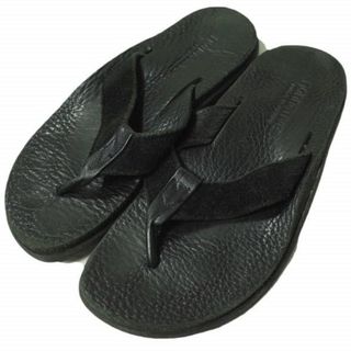 ノンネイティブ(nonnative)のnonnative x ISLAND SLIPPER ノンネイティブ アイランドスリッパ 別注 MARINER SANDAL COW SUEDE カウスエードトングサンダル NN-F3312 US8(26cm) ブラック シューズ【中古】【nonnative × ISLAND SLIPPER】(サンダル)