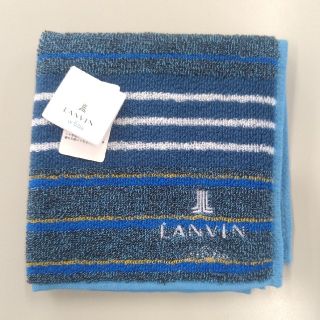 ランバンオンブルー(LANVIN en Bleu)の【新品】ランバンオンブルー　タオルハンカチ(ハンカチ)