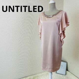 アンタイトル(UNTITLED)のUNTITLED　アンタイトル　レディース2　ピンク　ワンピース　ドレス(ひざ丈ワンピース)