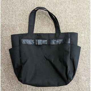 冠婚葬祭真っ黒サイドポケットトートバッグ(バッグ)