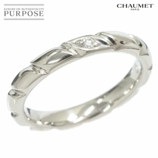 ショーメ CHAUMET トルサード #46 リング ダイヤ 1P Pt プラチナ 指輪 ショーメ CHAUMET トルサード #46 リング ダイヤ 1P Pt プラチナ 指輪