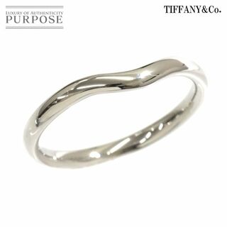 ティファニー(Tiffany & Co.)のティファニー TIFFANY&Co. カーブド バンド 17.5号 リング Pt プラチナ 指輪 VLP 90190062(リング(指輪))